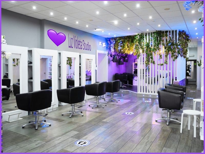 Salón de belleza ficticio